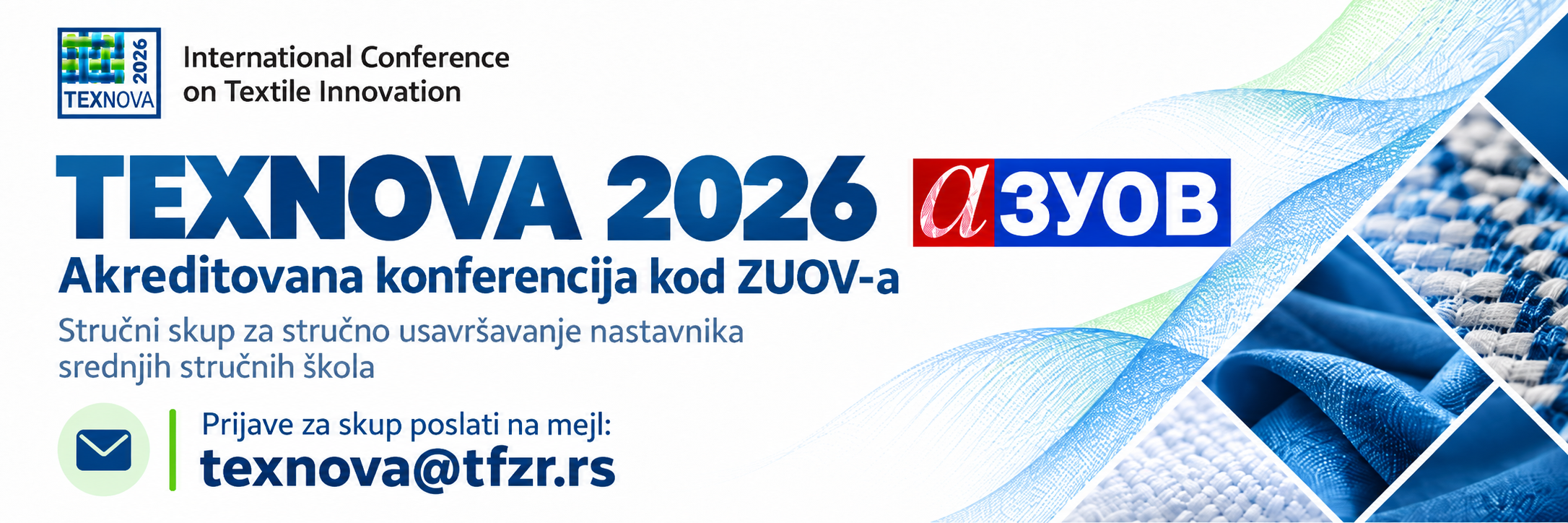TEXNOVA 2026 - ZUOV Accreditation